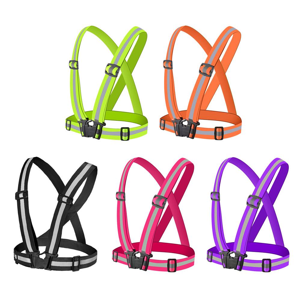 Running Gear Night - Universal Highlight Adjustable Reflective Vest with