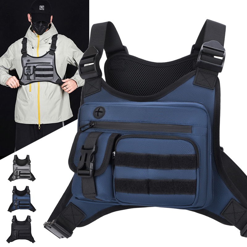 Running Gear Vest - Tactical Chest Rig Bag Men Waterproof