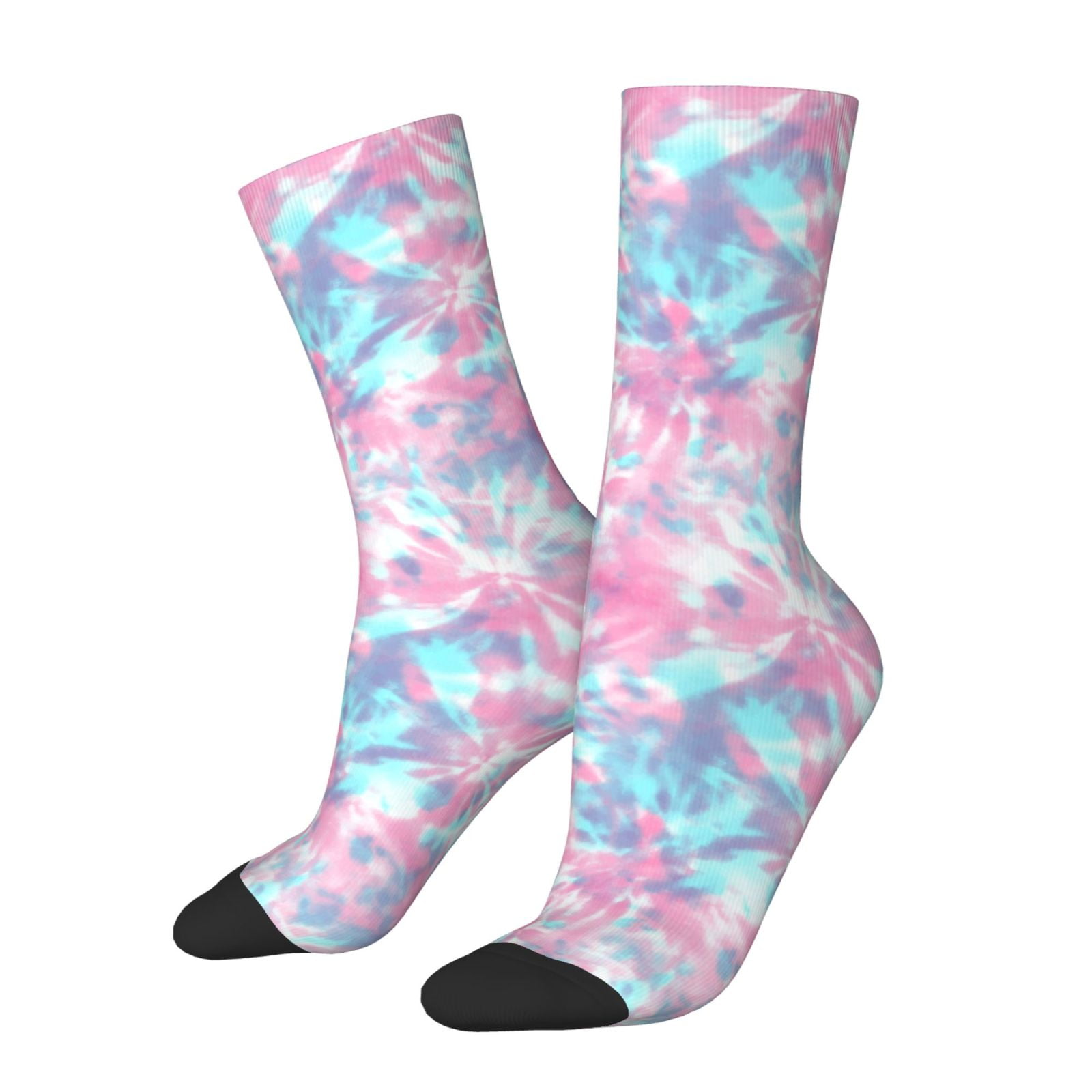 Running Gear Youtube - Tie Dye Print Crew Socks For