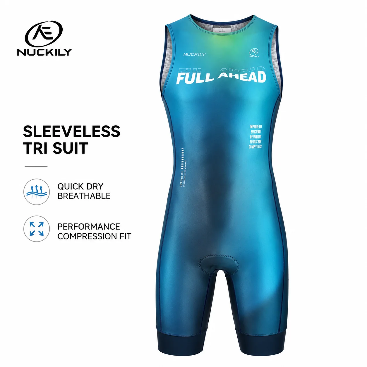 NUCKILY Triathlon Suit Sleevel - Running Gear Youth recension och pris