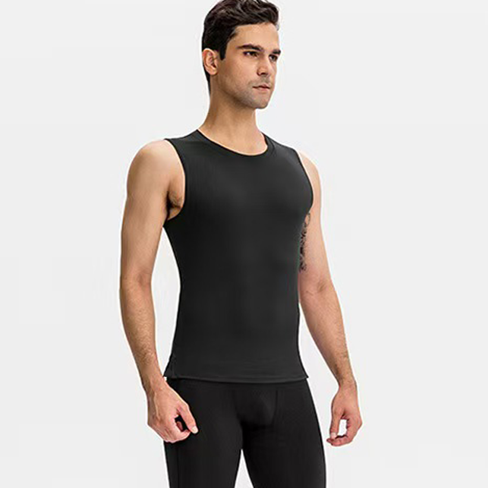 Men Solid Color Quick Dry Slee - Running Gear Vest recension och pris