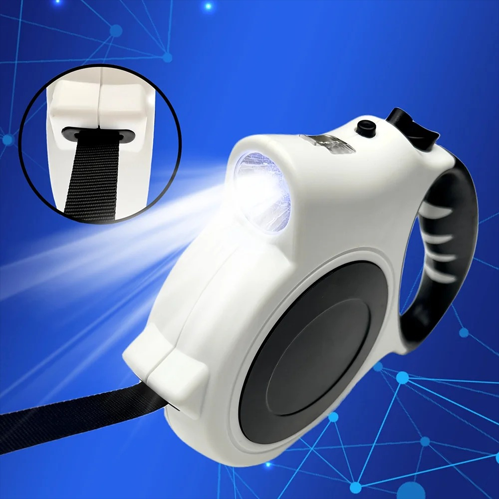 1Pcs Illuminated Retractable D - Running Gear Dog recension och pris