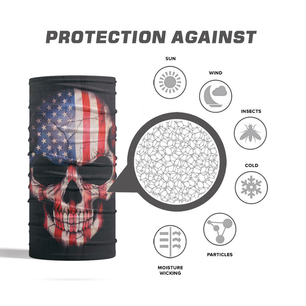 USA Flag Skull Bandana Breatha - Running Gear Youtube recension och pris