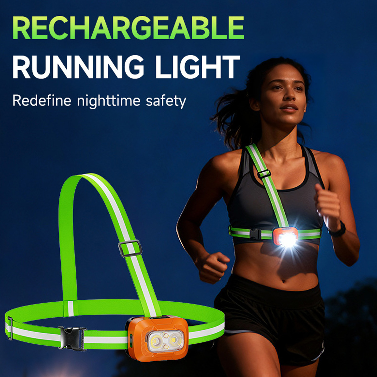 Running Light USB Rechargeable - Running Gear Night recension och pris