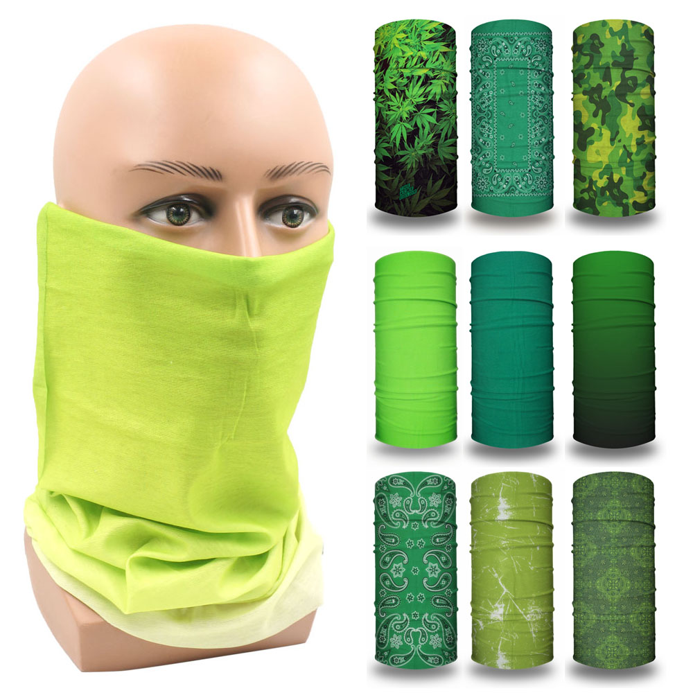 Green Face Bandanas Cover Hiki - Running Gear Youtube recension och pris
