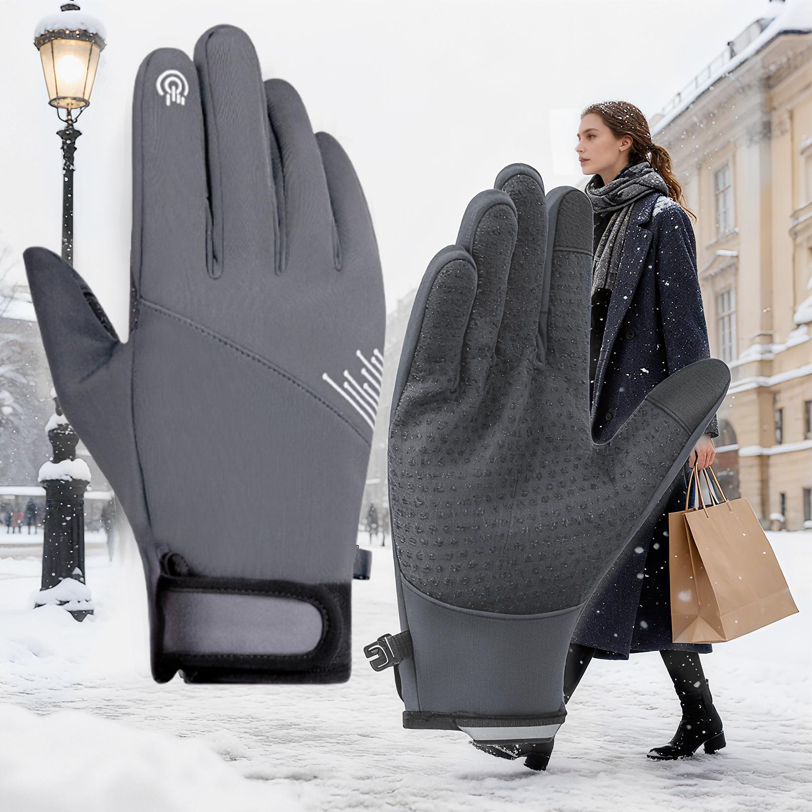 Winter warm Gloves Windproof T - Running Gear For Cold Weather recension och pris