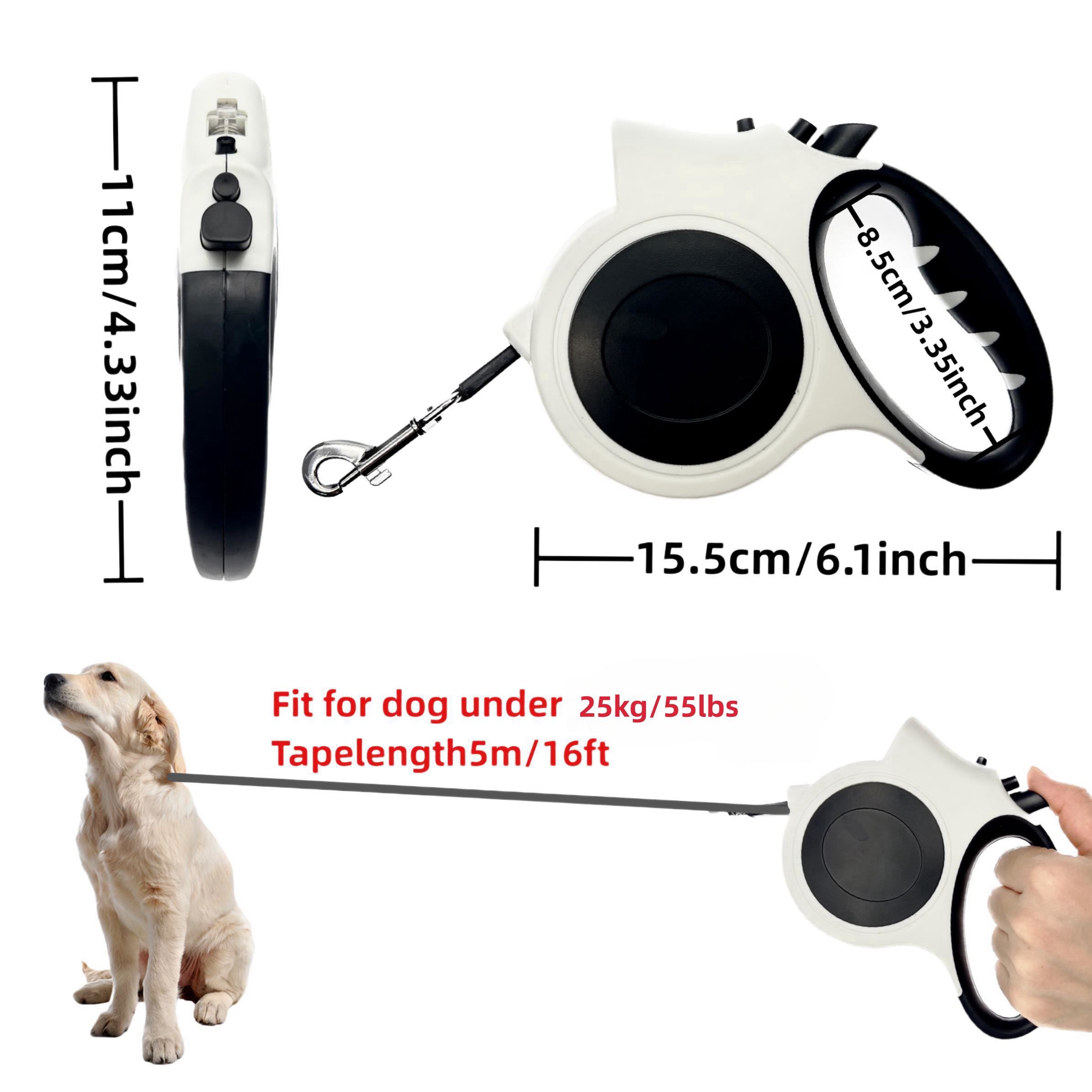 1pc Illuminated Retractable Do - Running Gear Dog recension och pris