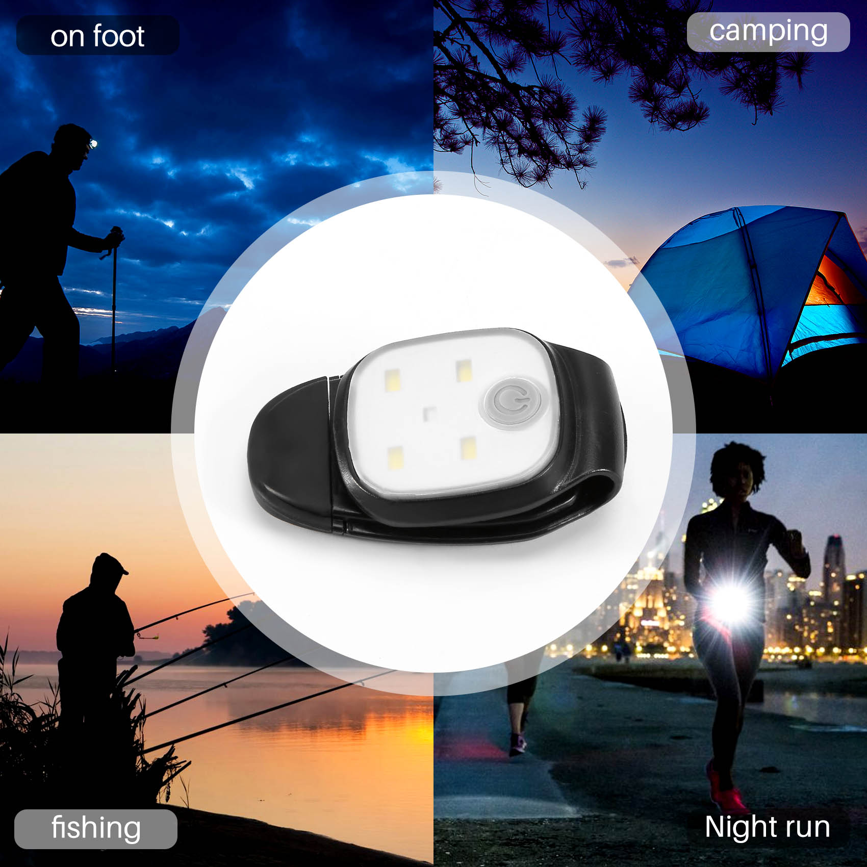 XSXS-Outdoor Night Clip On Run - Running Gear Night recension och pris
