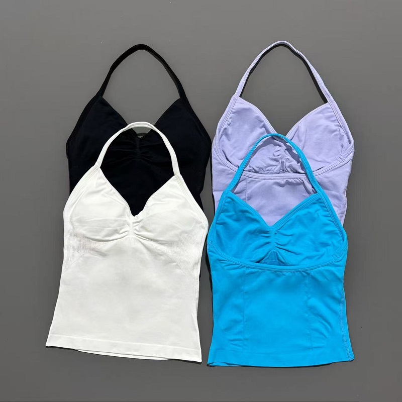 Gym Sports Tops Women Seamless - Running Gear Vest recension och pris