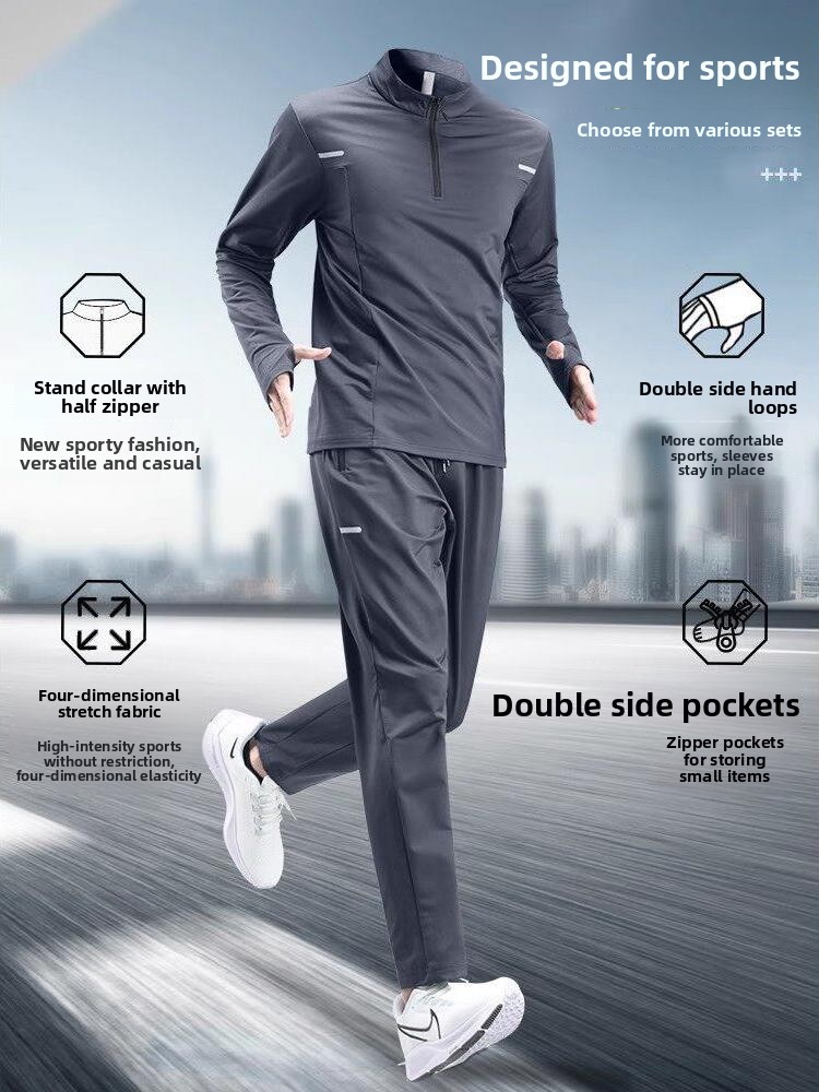 Men's Running Sport Suit Long  - Running Gear Youth recension och pris
