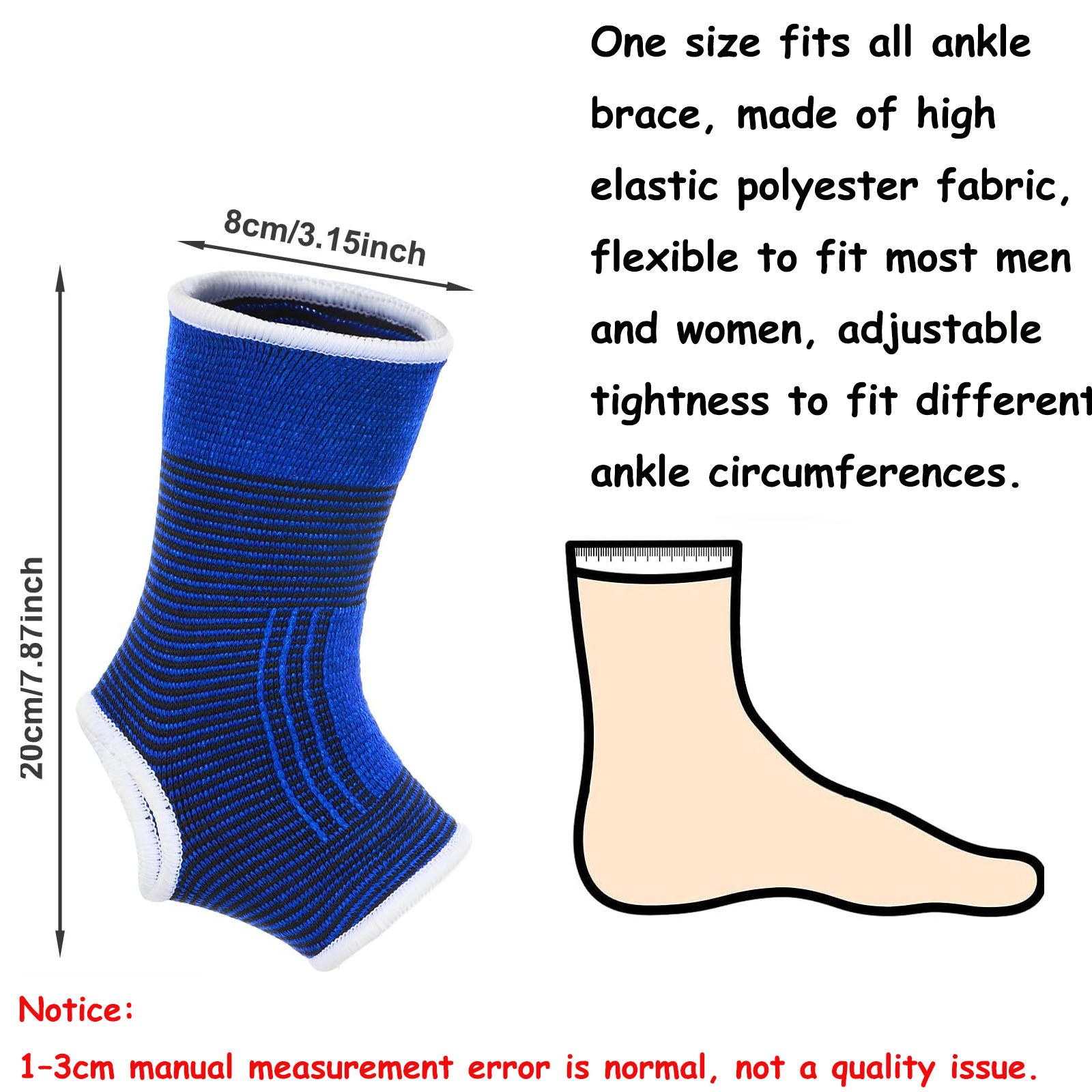 1 Pair of One Size Elastic Bre - Running Gear Used recension och pris