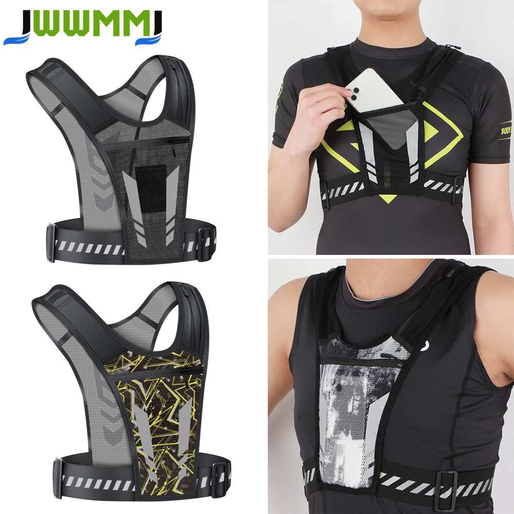Reflective Running Vest with P - Running Gear For Your Phone recension och pris