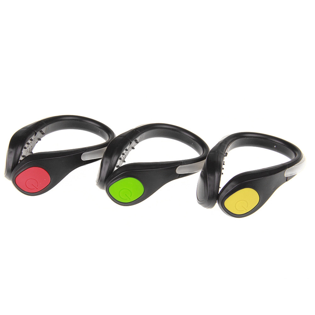 1Pcs LED Flash Shoe Clip Green - Running Gear Night recension och pris