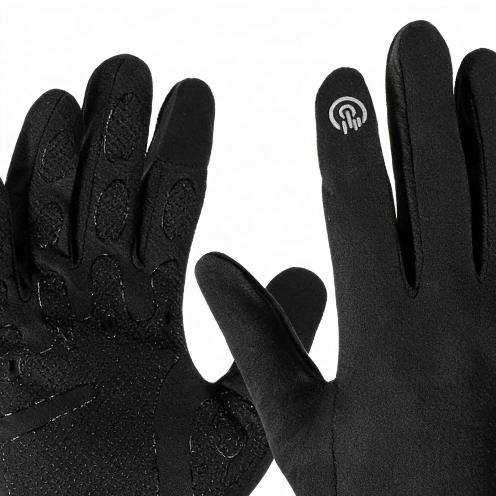 Warm Cycling Gloves Full Finge - Running Gear For Cold Weather recension och pris